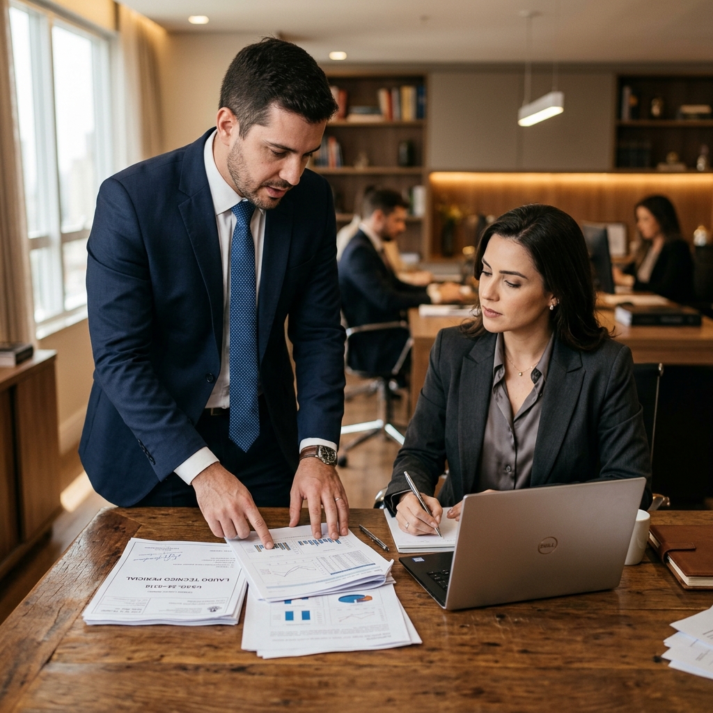 Equipe de Peritos Elaborando Laudo Físico e Digital