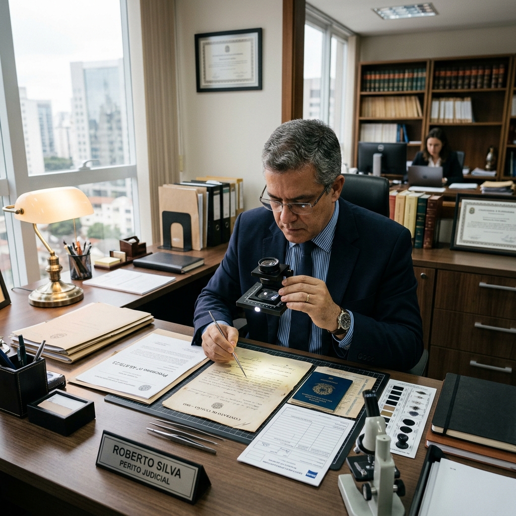 Perito em Documentoscopia no Escritório