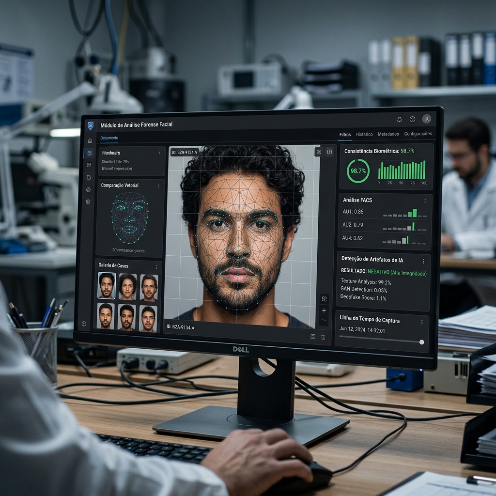 Análise Forense Facial Detalhada